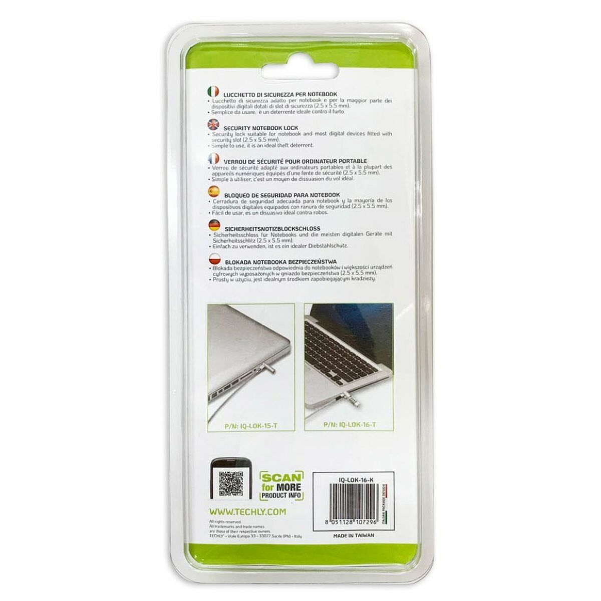 Leitor CD/DVD Techly 107289