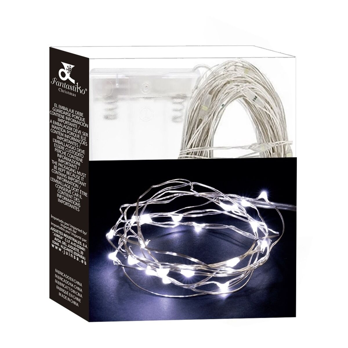 Faixa de luzes LED Branco 1,9 m