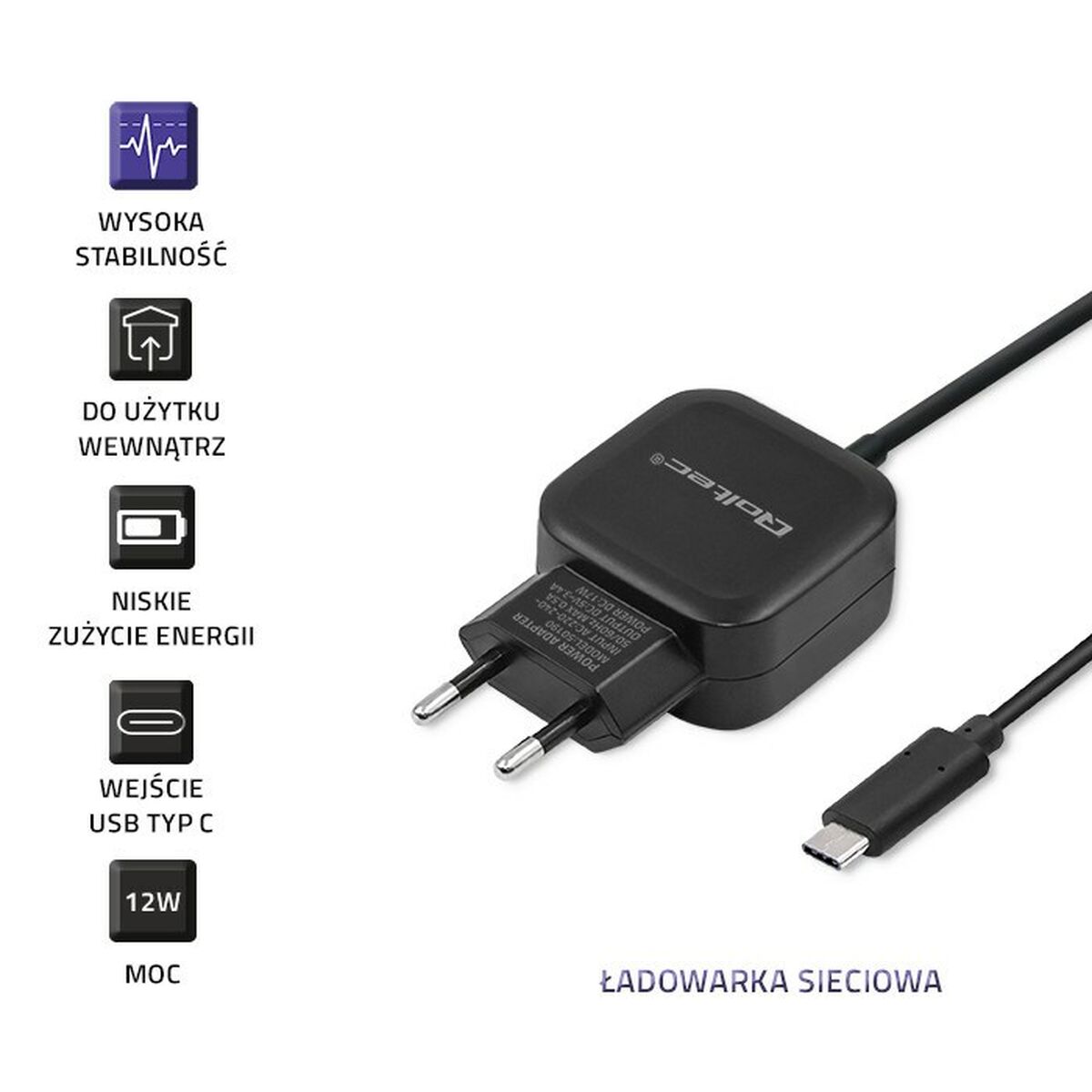 Seinakinnitusega Serverikapp Qoltec 50190