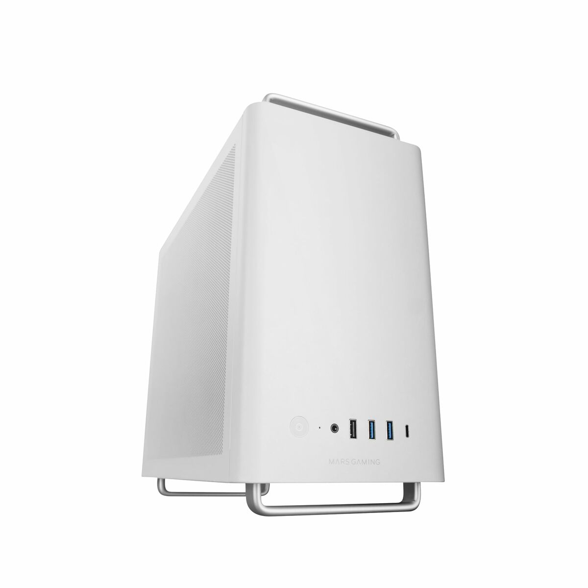 Case computer desktop ATX Mars Gaming MCELITEW Bianco