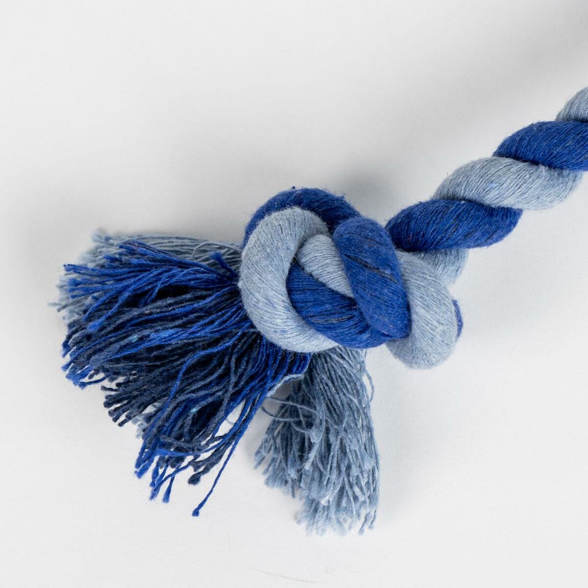 Hundleksak Mickey Mouse Blå Polyester Bomull