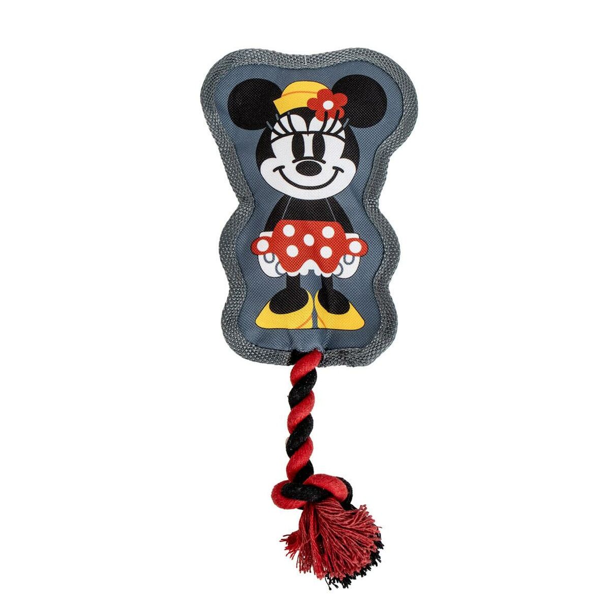 Hundleksak Mickey Mouse Röd Polyester Bomull
