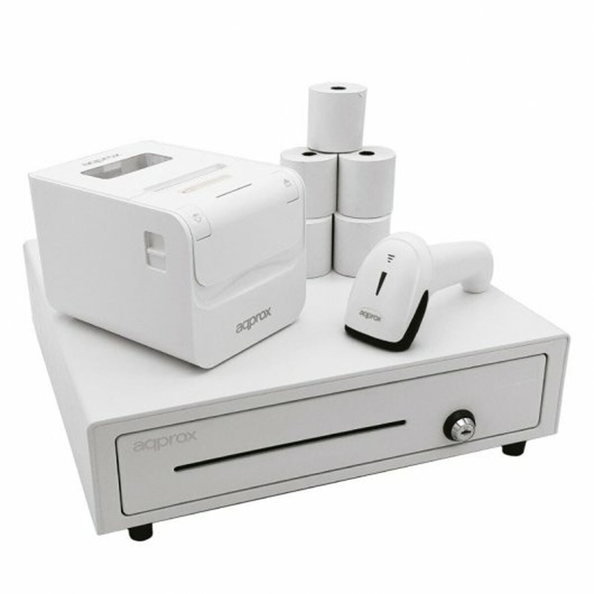 Strichcode Leser approx! APPPOSPACK4180WH2D Weiß