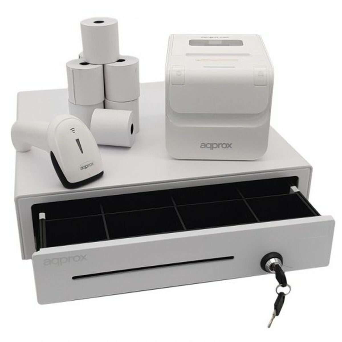 Barcodelezer approx! APPPOSPACK4180WH2D Wit