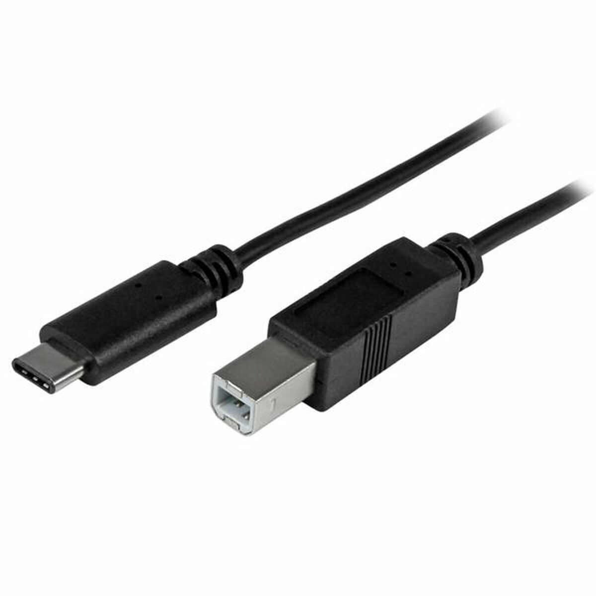 USB C til USB B-kabel Startech USB2CB2M (2 m) Sort