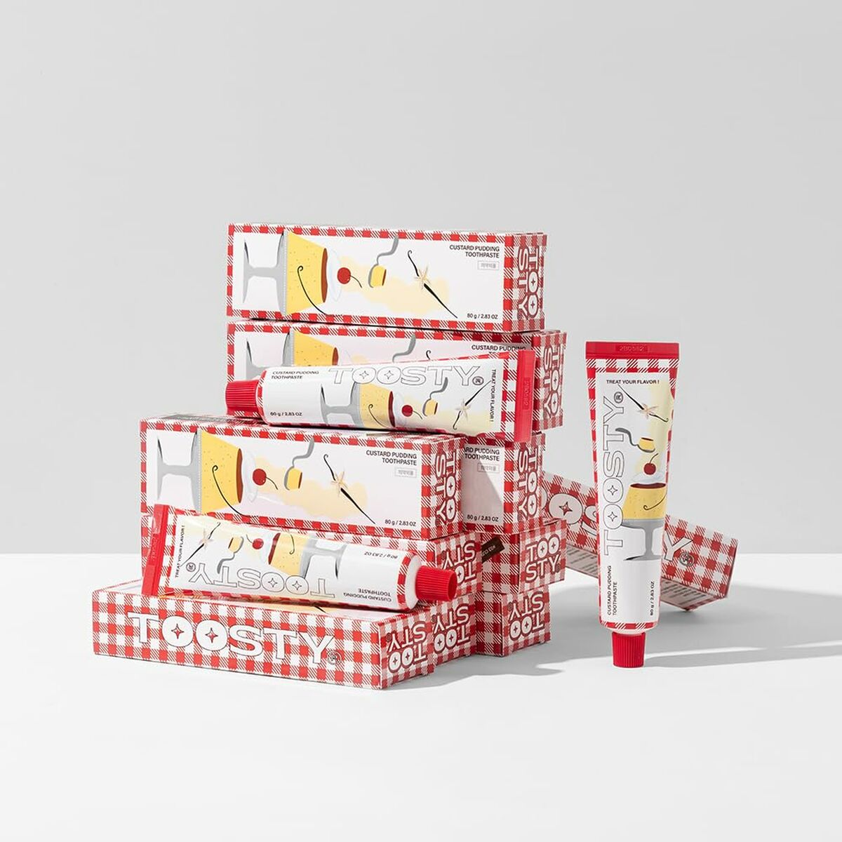 Toothpaste Toosty Toothpaste 80 g Custard Pudding