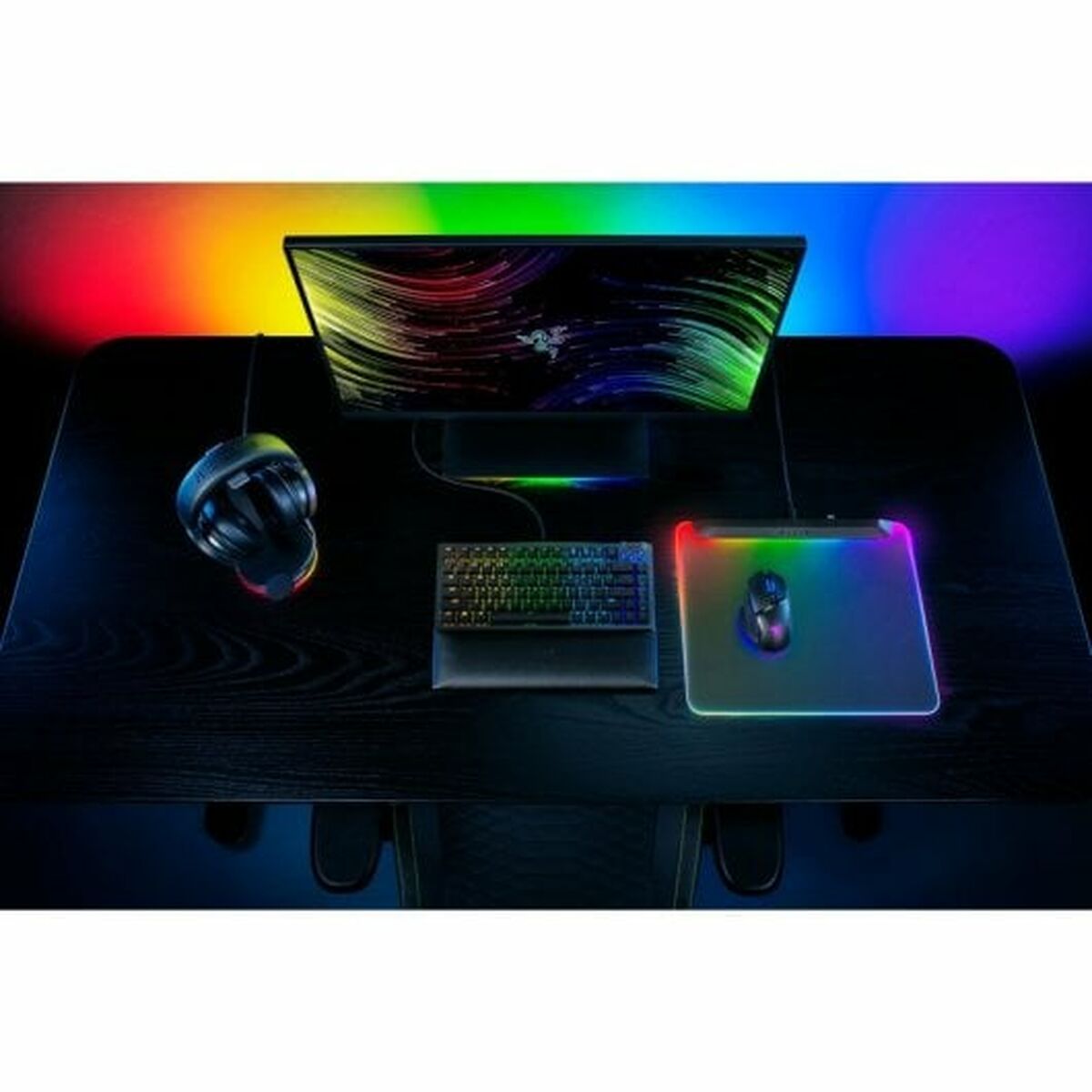 Musematte med LED-belysning Razer Firefly V2 Pro
