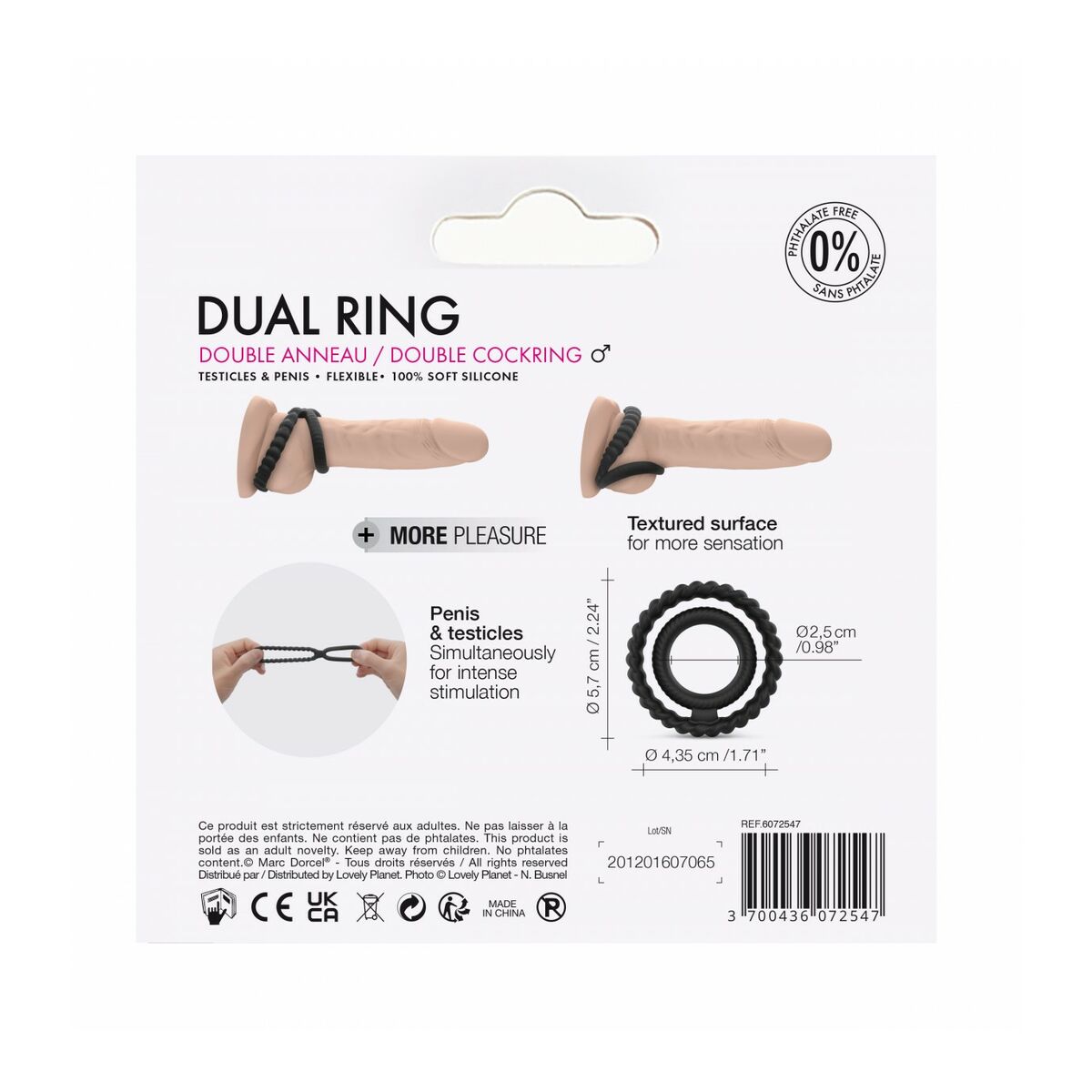 Penisringe Dorcel Sort