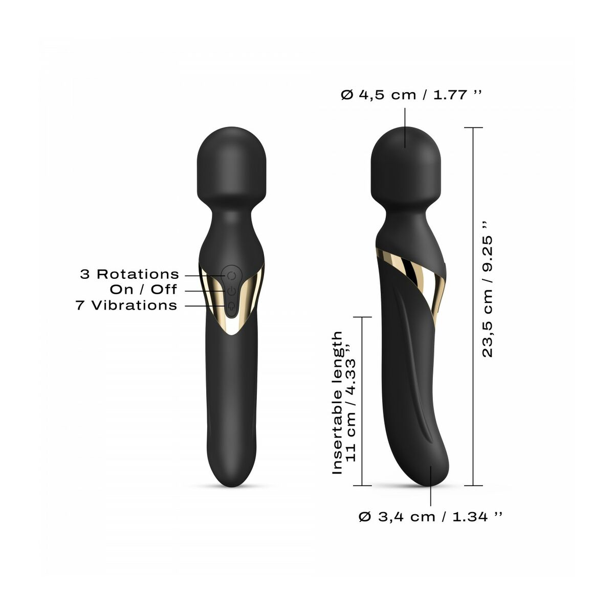 Massager Dorcel DOR167 Sort