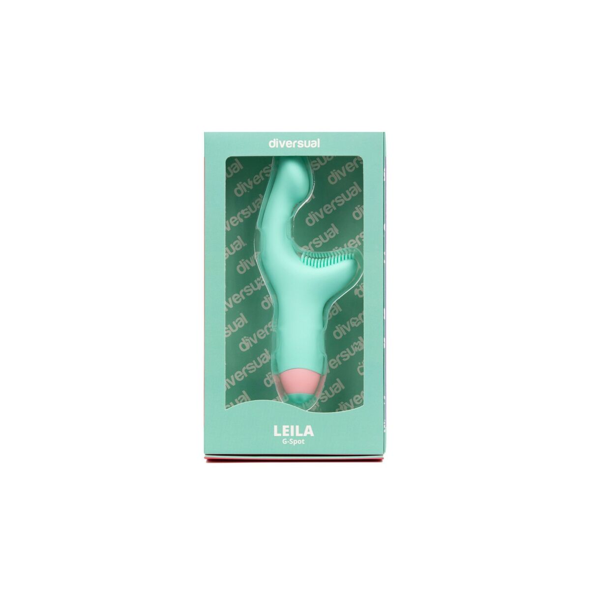 Vibration de Stimulation Double Diversual Vert clair