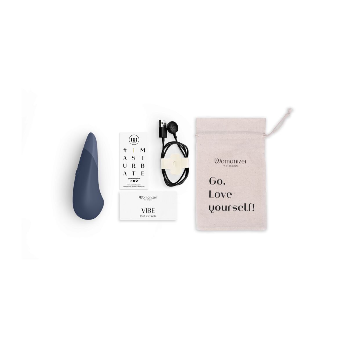 Minivibrátory Womanizer Modrý