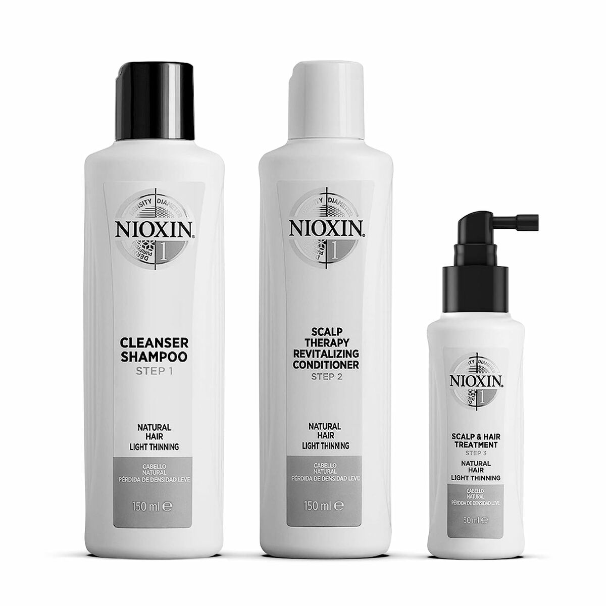 Set per Capelli Nioxin System 1 3 Pezzi
