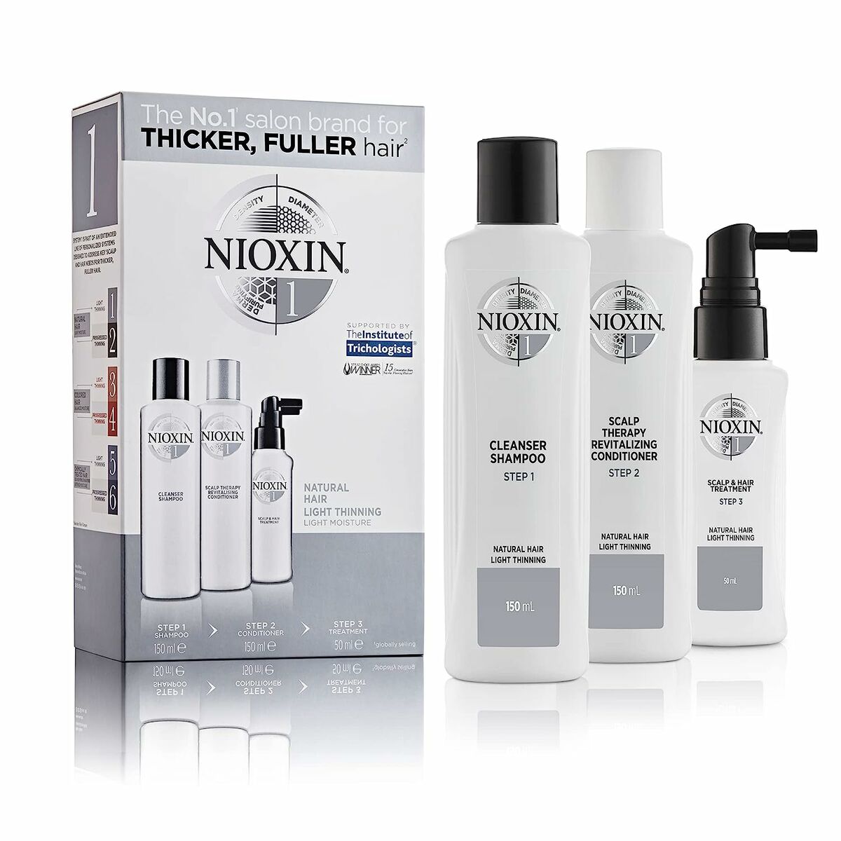 Set per Capelli Nioxin System 1 3 Pezzi