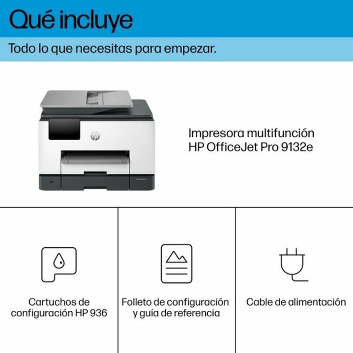 Multifunktionsprinter HP OfficeJet Pro 9132e