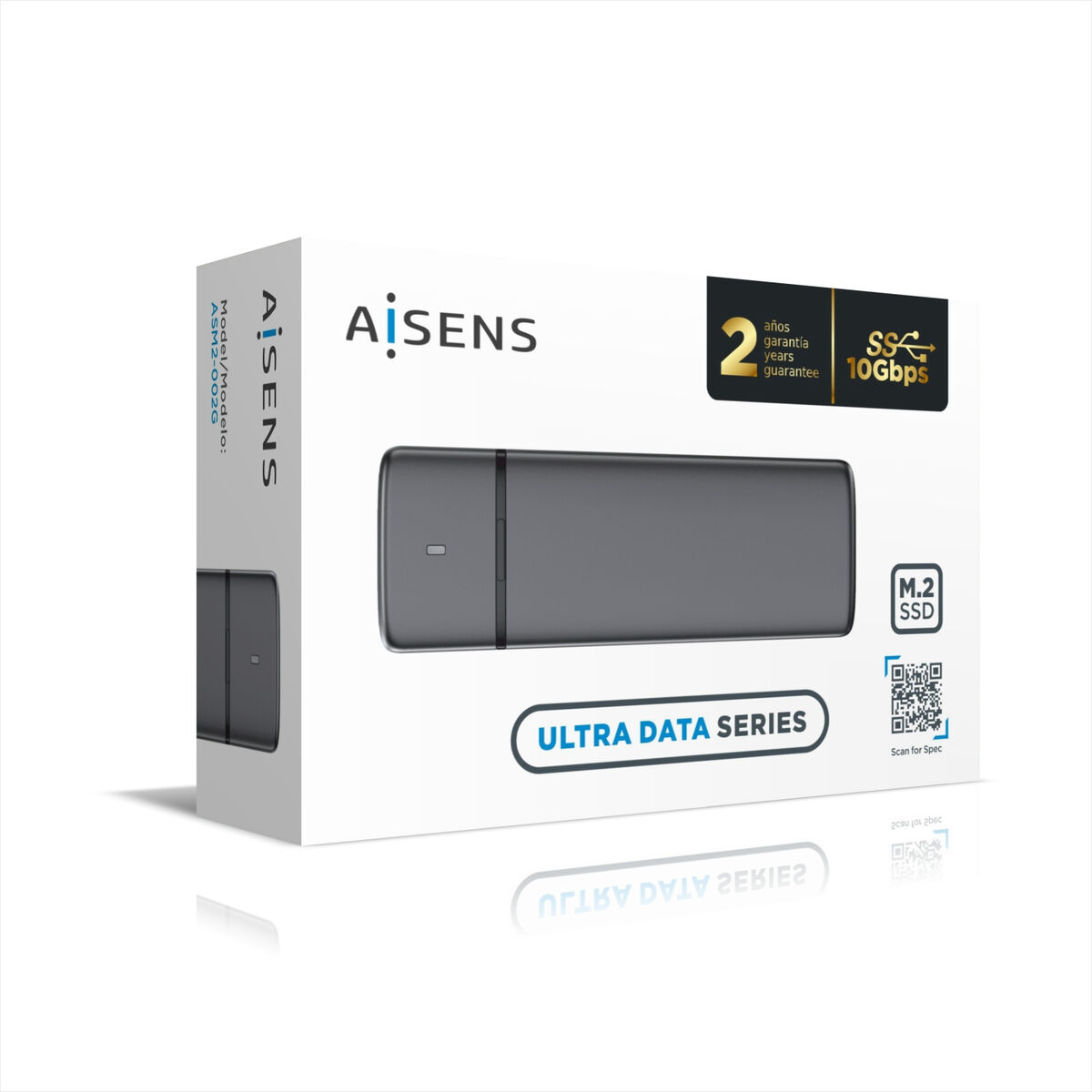 External Box Aisens ASM2-002G Grey