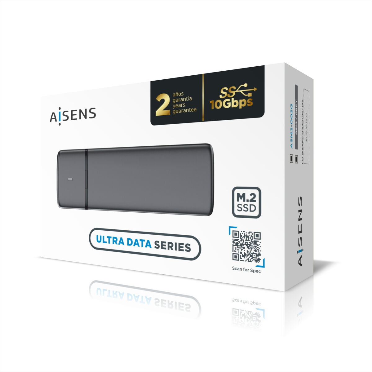 Externe Box Aisens ASM2-002G Grau