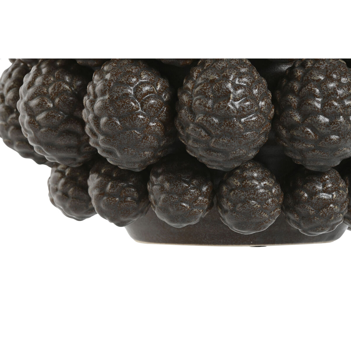 Vaza Home ESPRIT Rjava Gres Ananas 30 x 30 x 20 cm