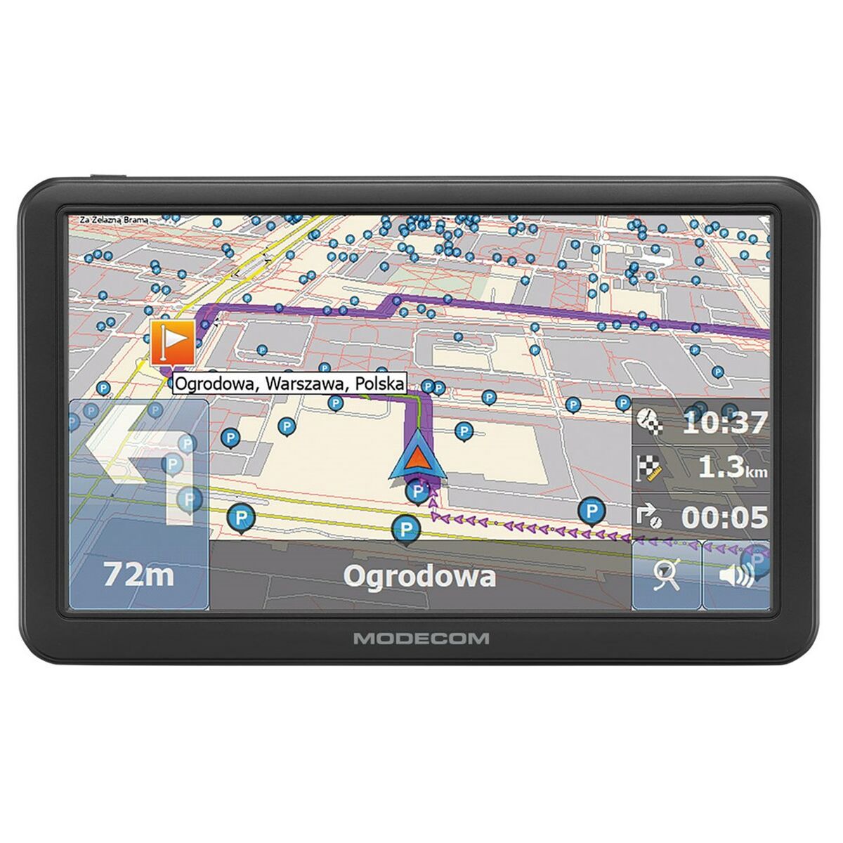 GPS navigátor Modecom NAV-FREEWAYCX74-MF-EU 7"