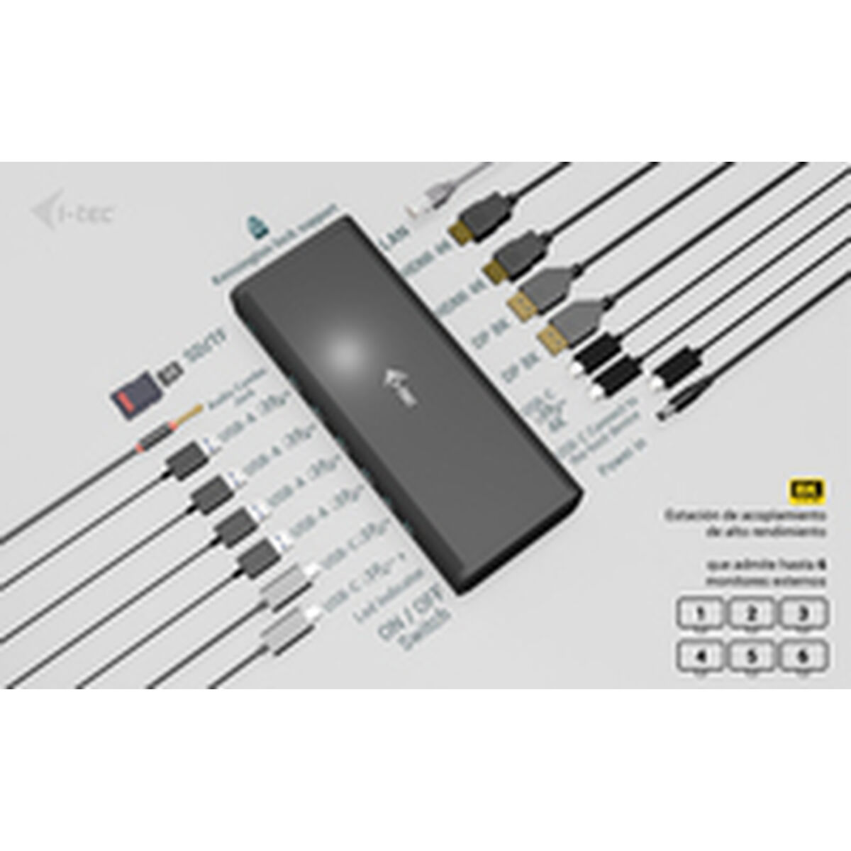 Podpěra notebooku i-Tec CA6MONITORDOCKPD
