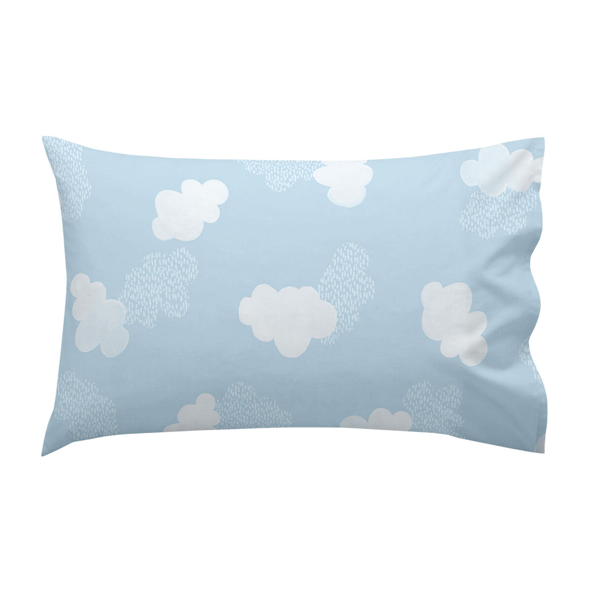 Barnesengesengetøy HappyFriday Basic Kids Clouds Blå Barneseng