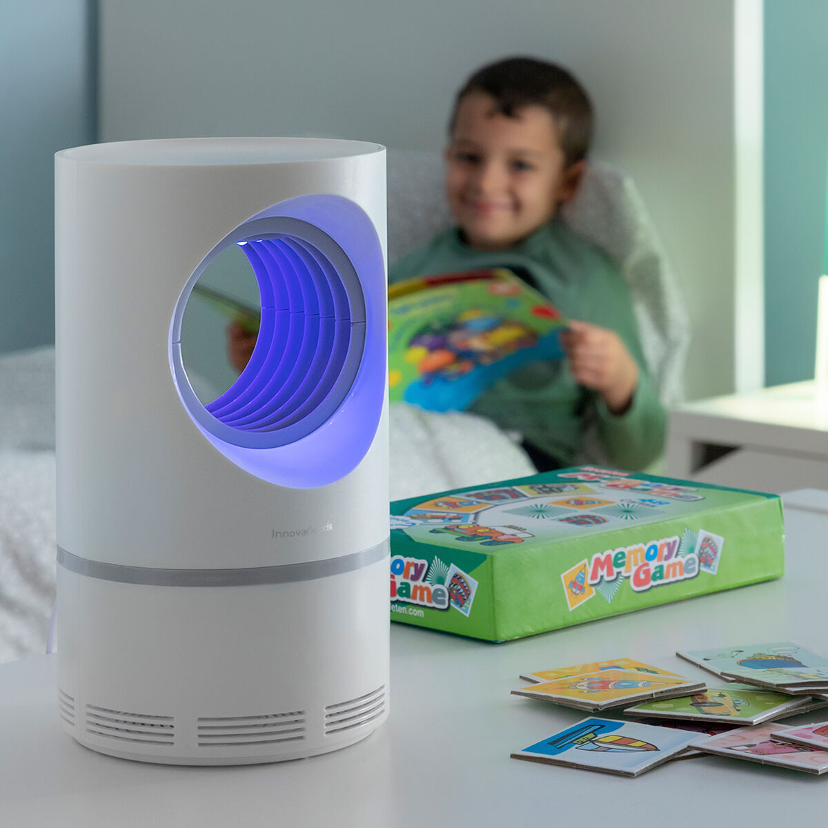 Myggavvisande lampa med insugningsfunktion KL Virvel InnovaGoods