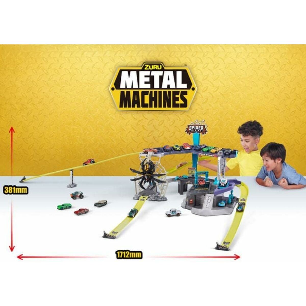 Racebaan Metal Machine Spin