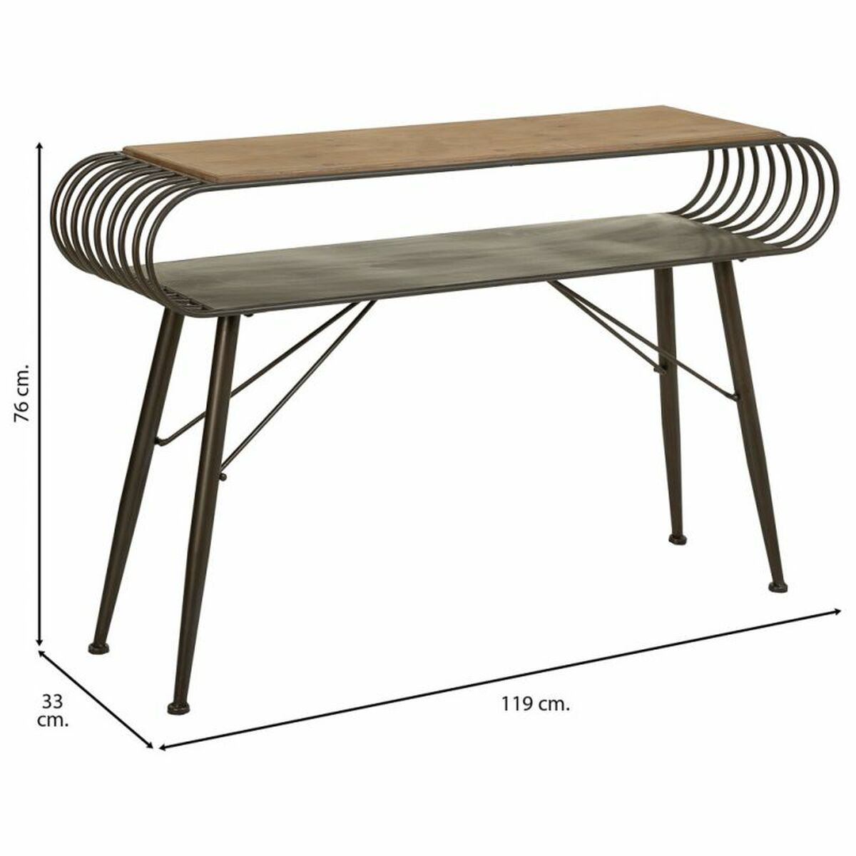 Predsoba Alexandra House Living Rjava 33 x 76 x 119 cm