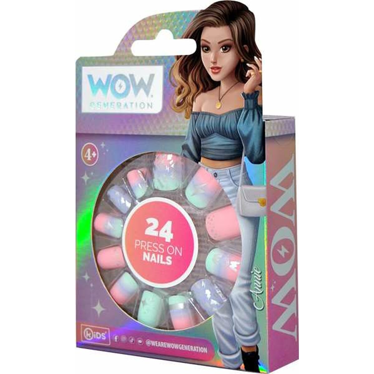 Set de manicure Wow Generation Unhas postiças