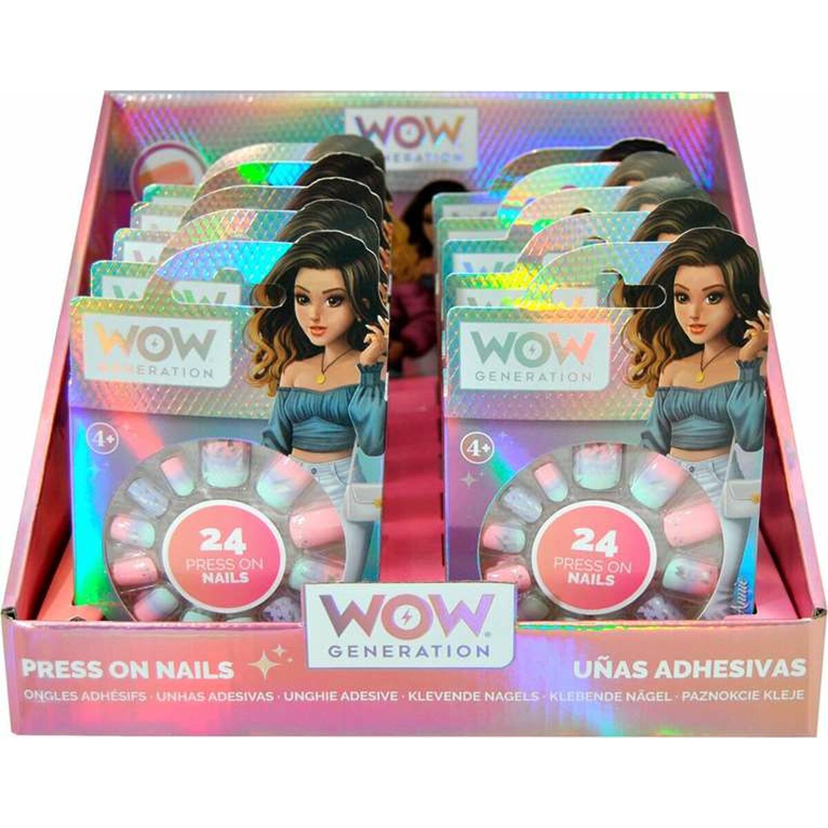 Set de manicure Wow Generation Unhas postiças