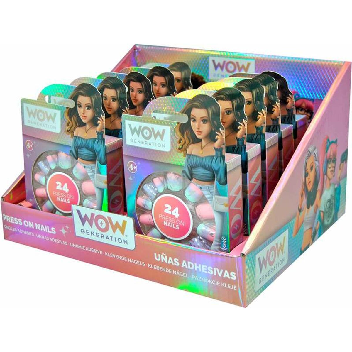 Set de manicure Wow Generation Unhas postiças