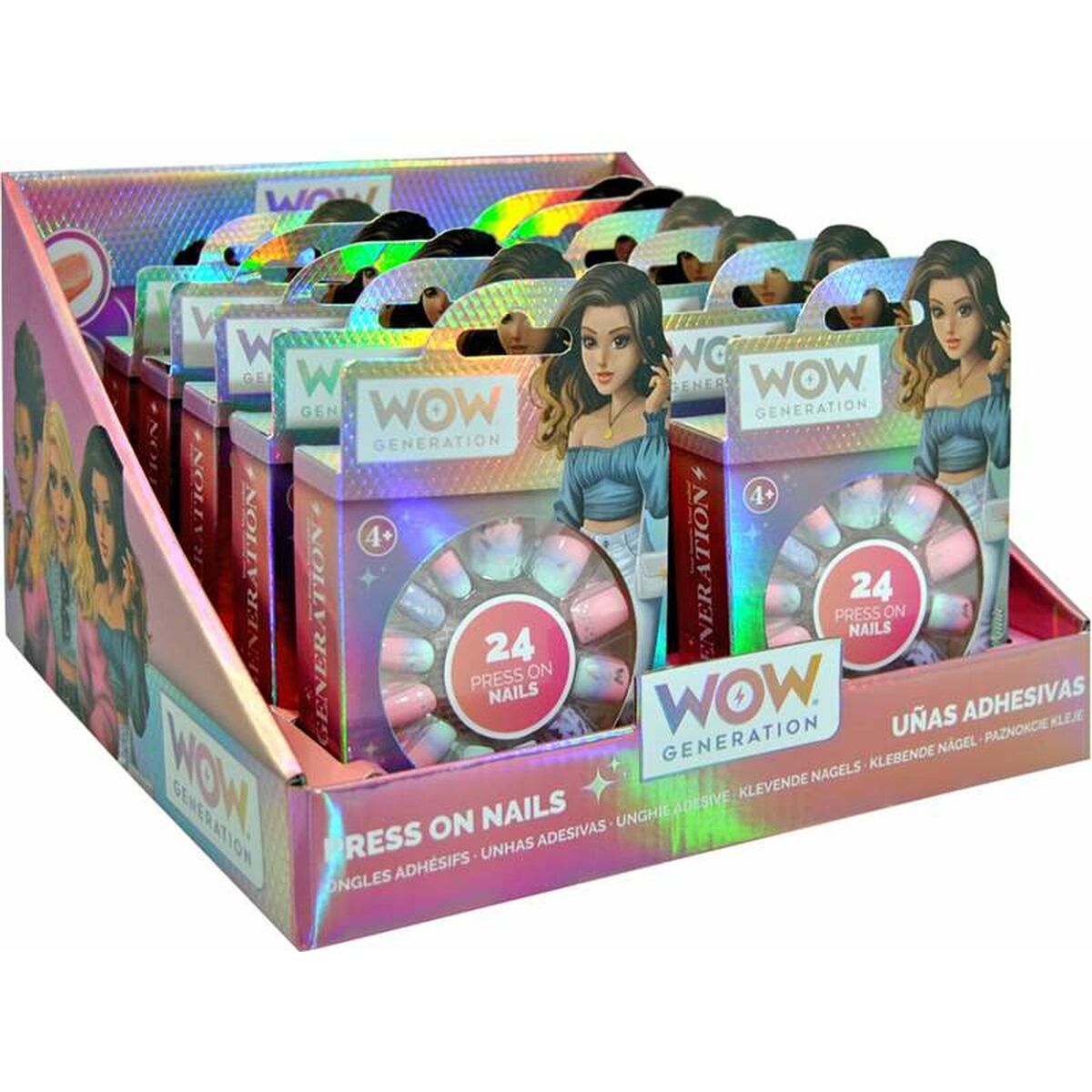 Set de manicure Wow Generation Unhas postiças