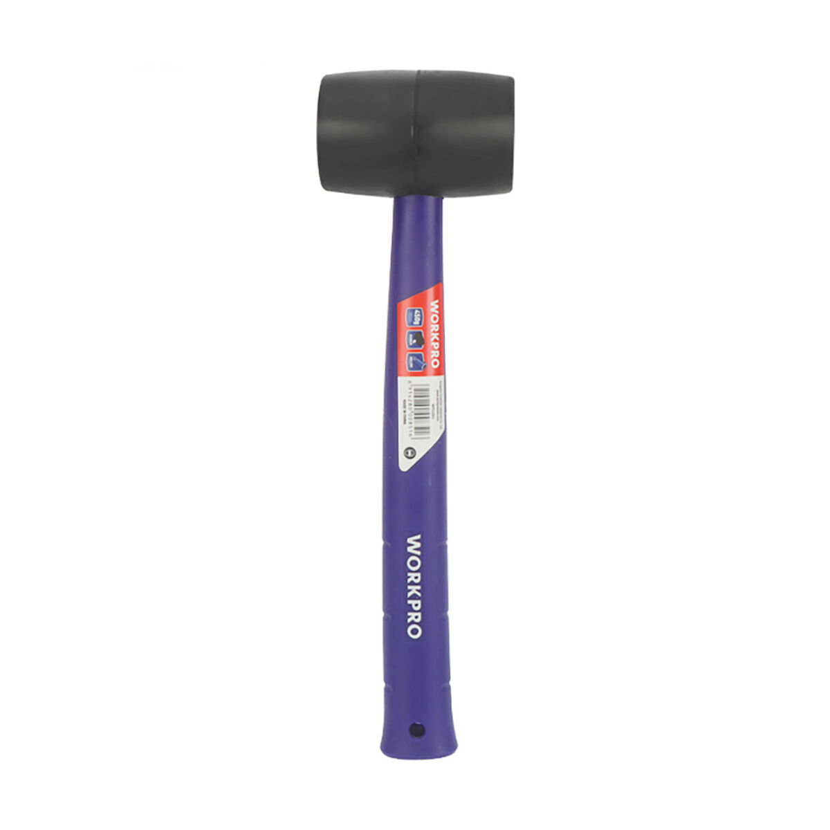 Guminis plaktukas Workpro Balta