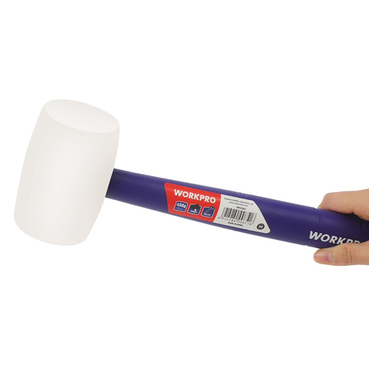 Kummivasar Workpro Sinine Valge