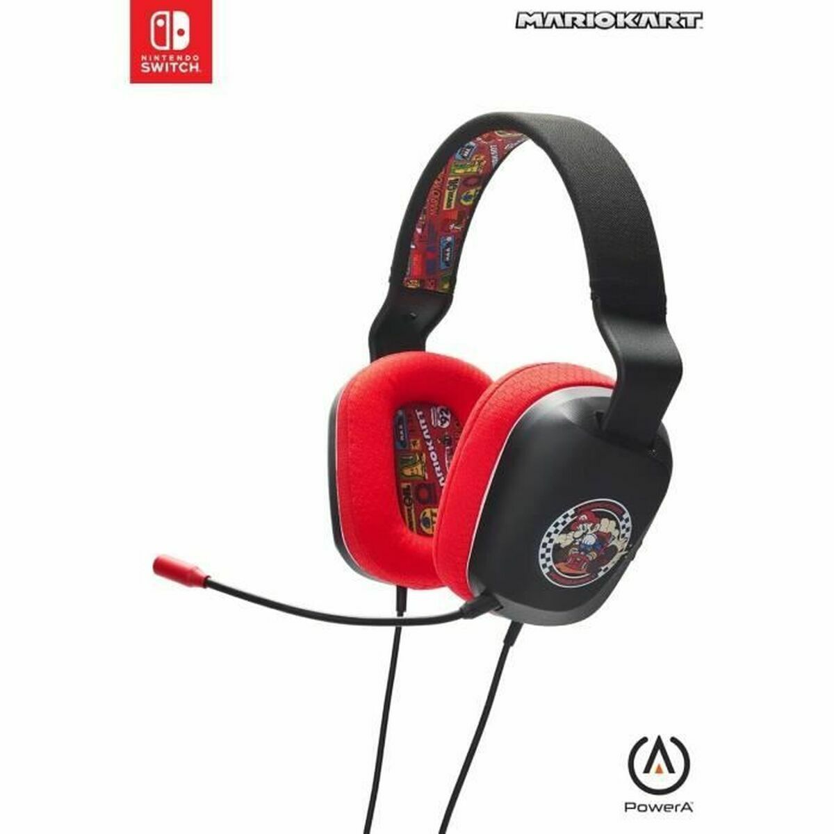 Auriculares com Microfone Gaming Powera NA