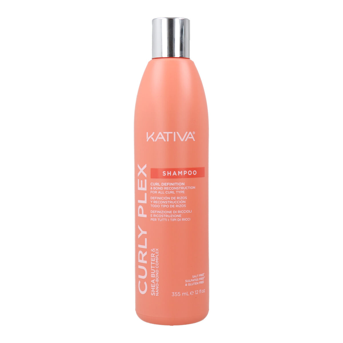 Lockenhaarshampoo Kativa Curly Plex 355 ml