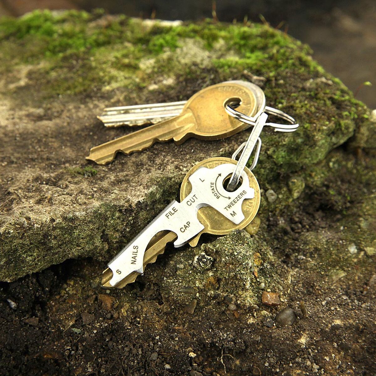 Multi-purpose key ring True Keytool tu247k 8 Funktioner