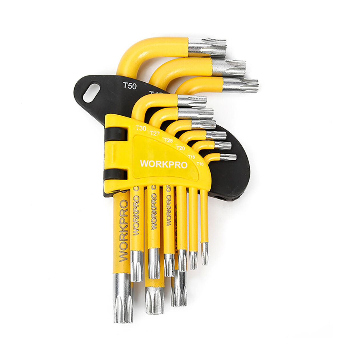 Torx nøkkelsett Workpro 9 Deler
