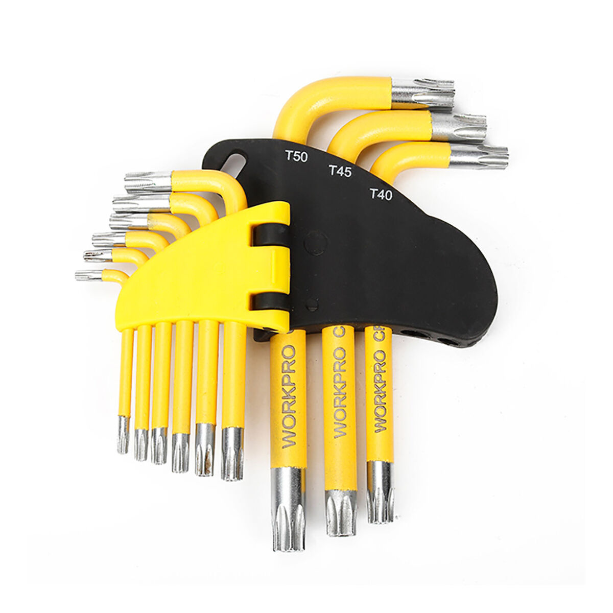 Torx nøkkelsett Workpro 9 Deler