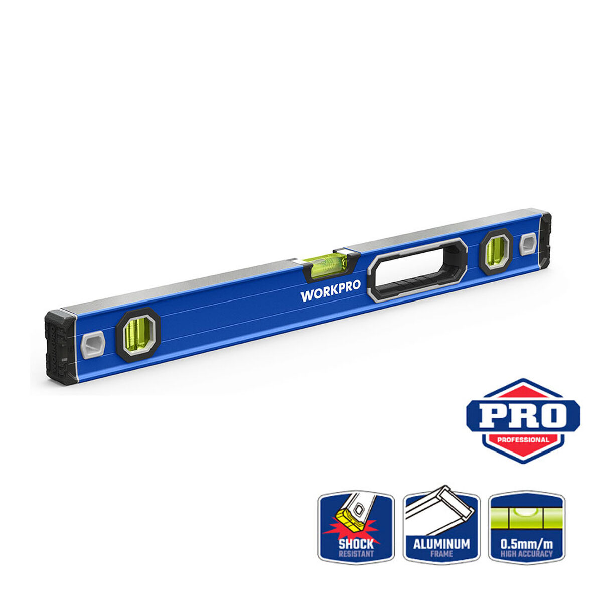 Libela Workpro Aluminij 60 cm Magnetna