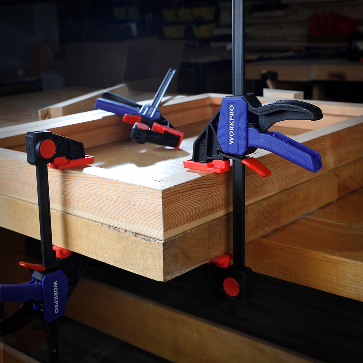 One-hand clamp Workpro