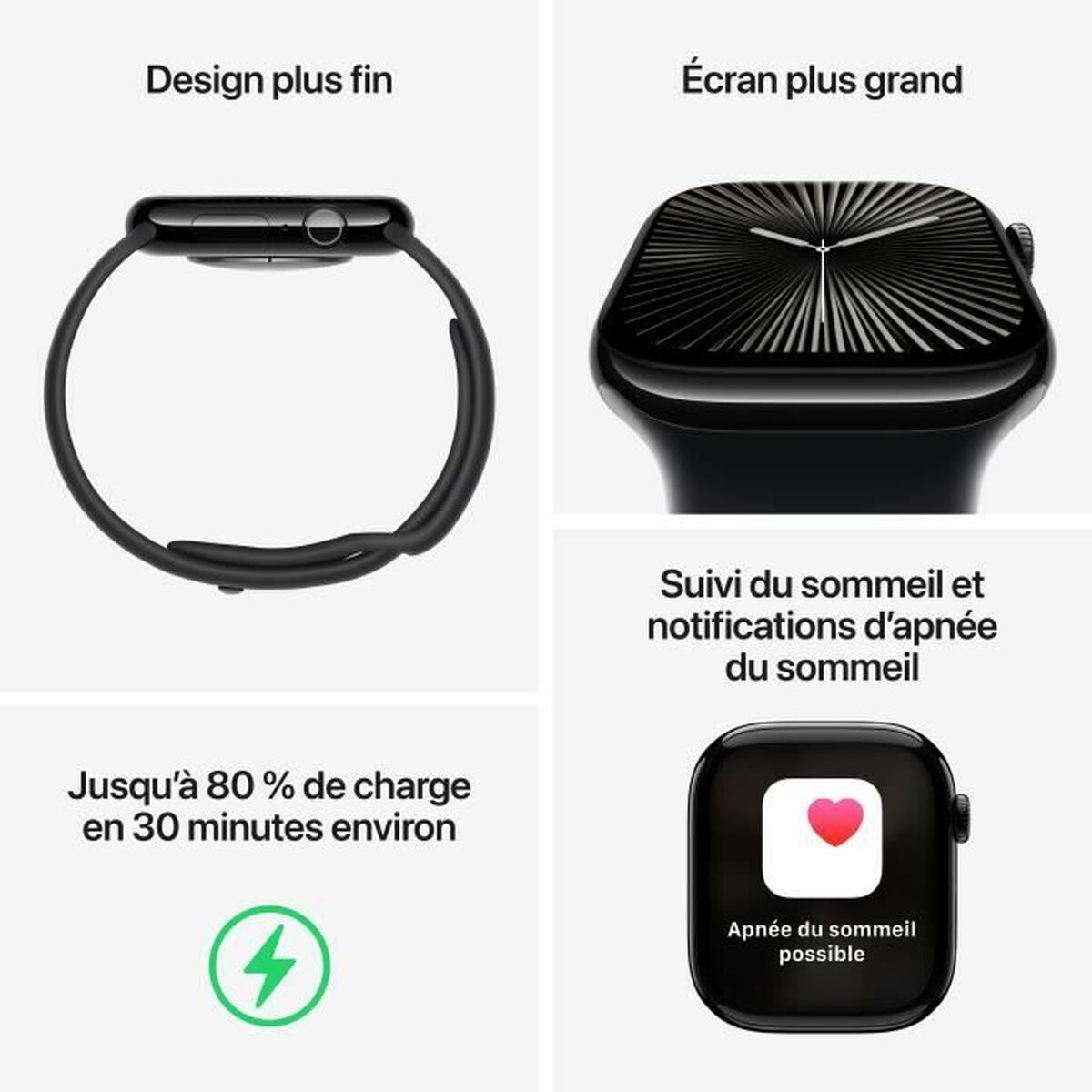 Smartwatch Apple Series 10 GPS Argento 1,96" 46 mm