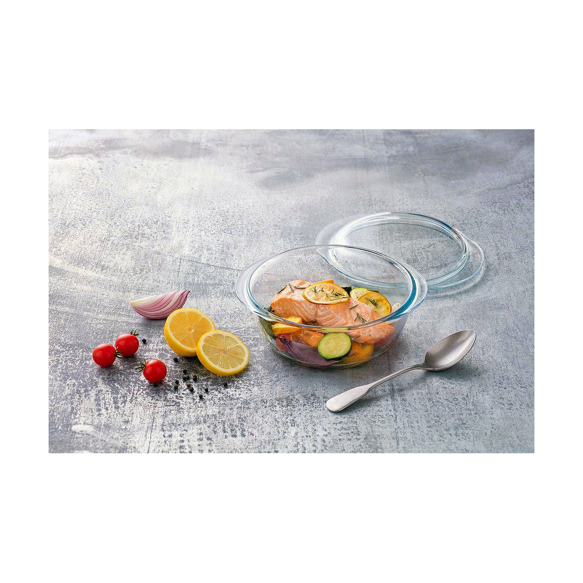 Casseruola con coperchio Pyrex Essentials Trasparente 2,1 L