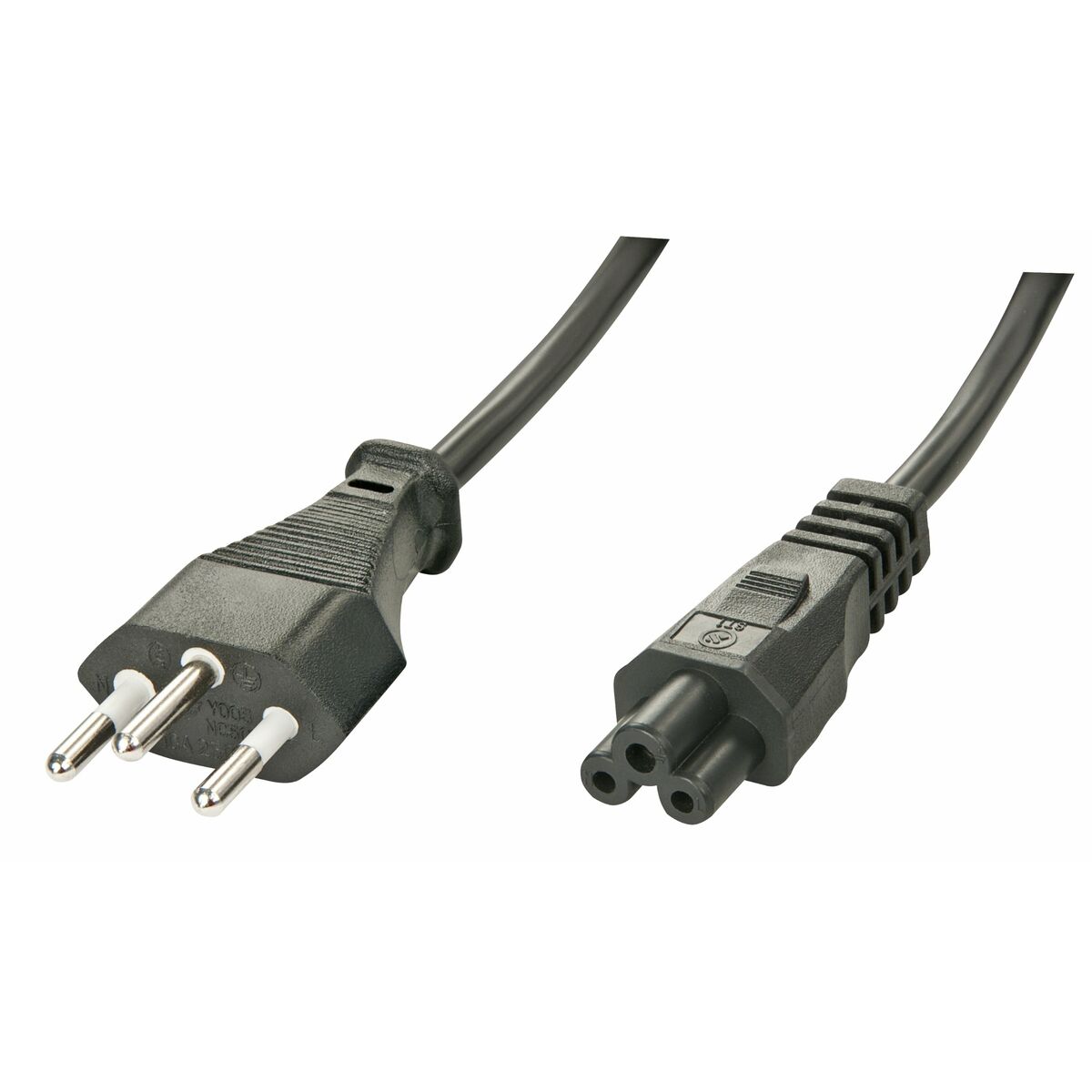 Strømkabel LINDY Sort 2 m