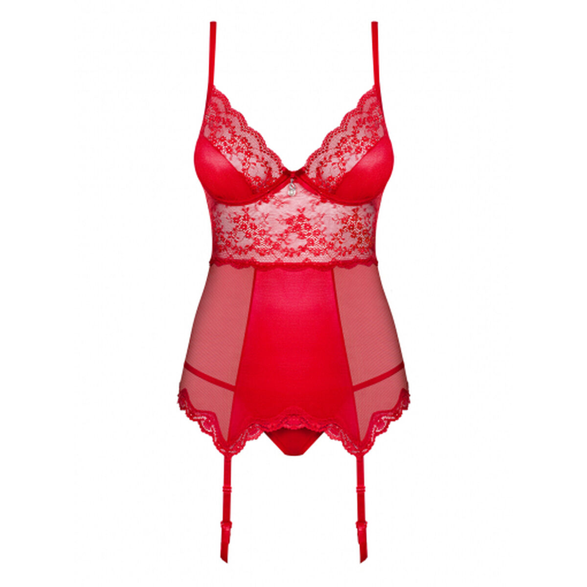 Unterwäsche-Set Obsessive OB3360 Rot S/M