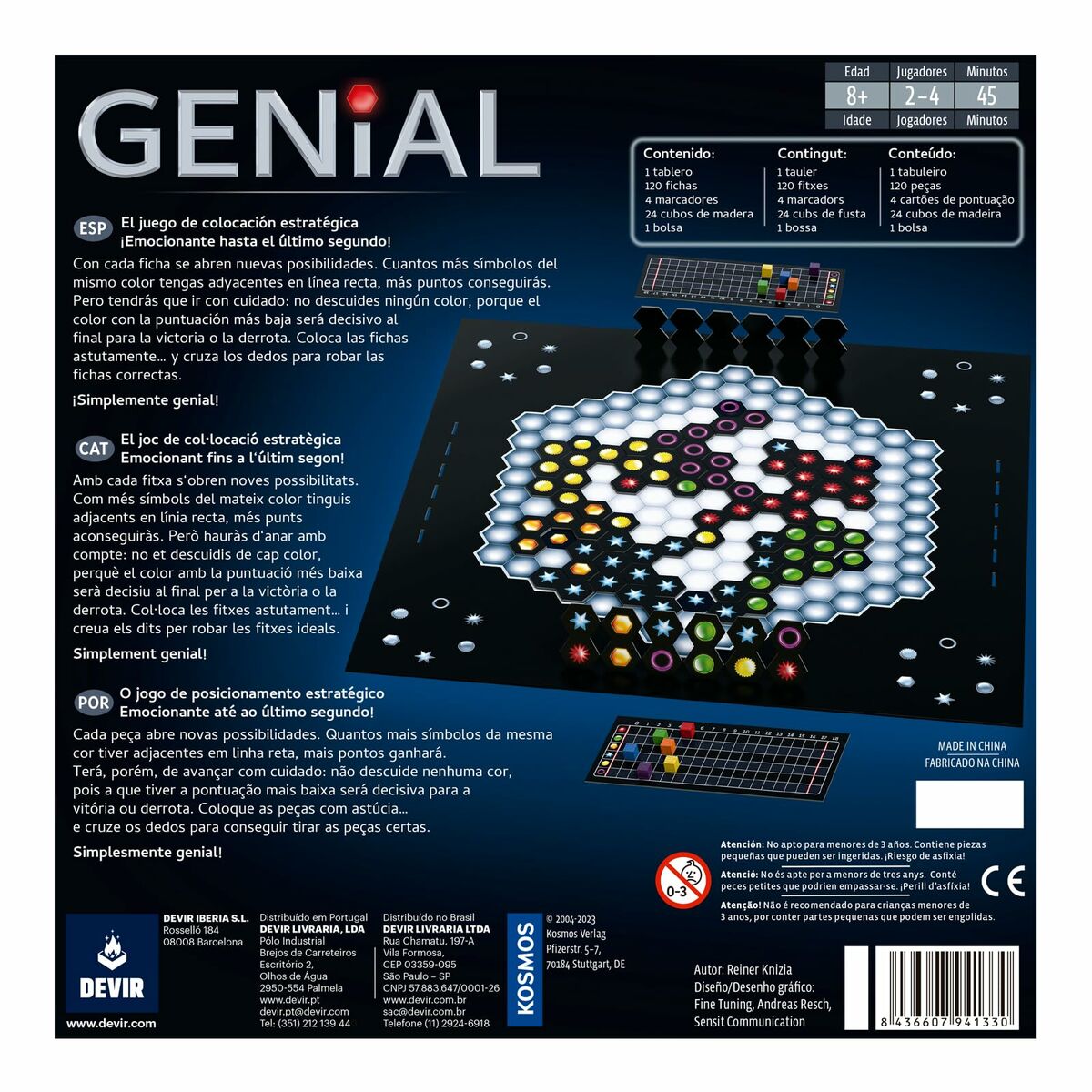 Spēlētāji Devir GENIAL