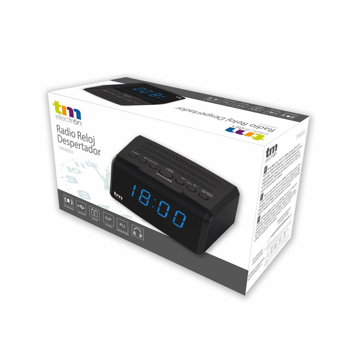 Clockradio LED PLL FM 0,5 W