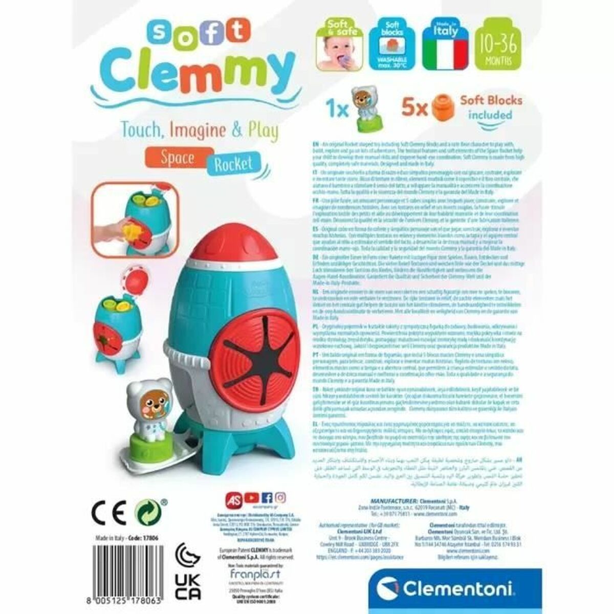 Utbildningsspel Clementoni Space Rocket