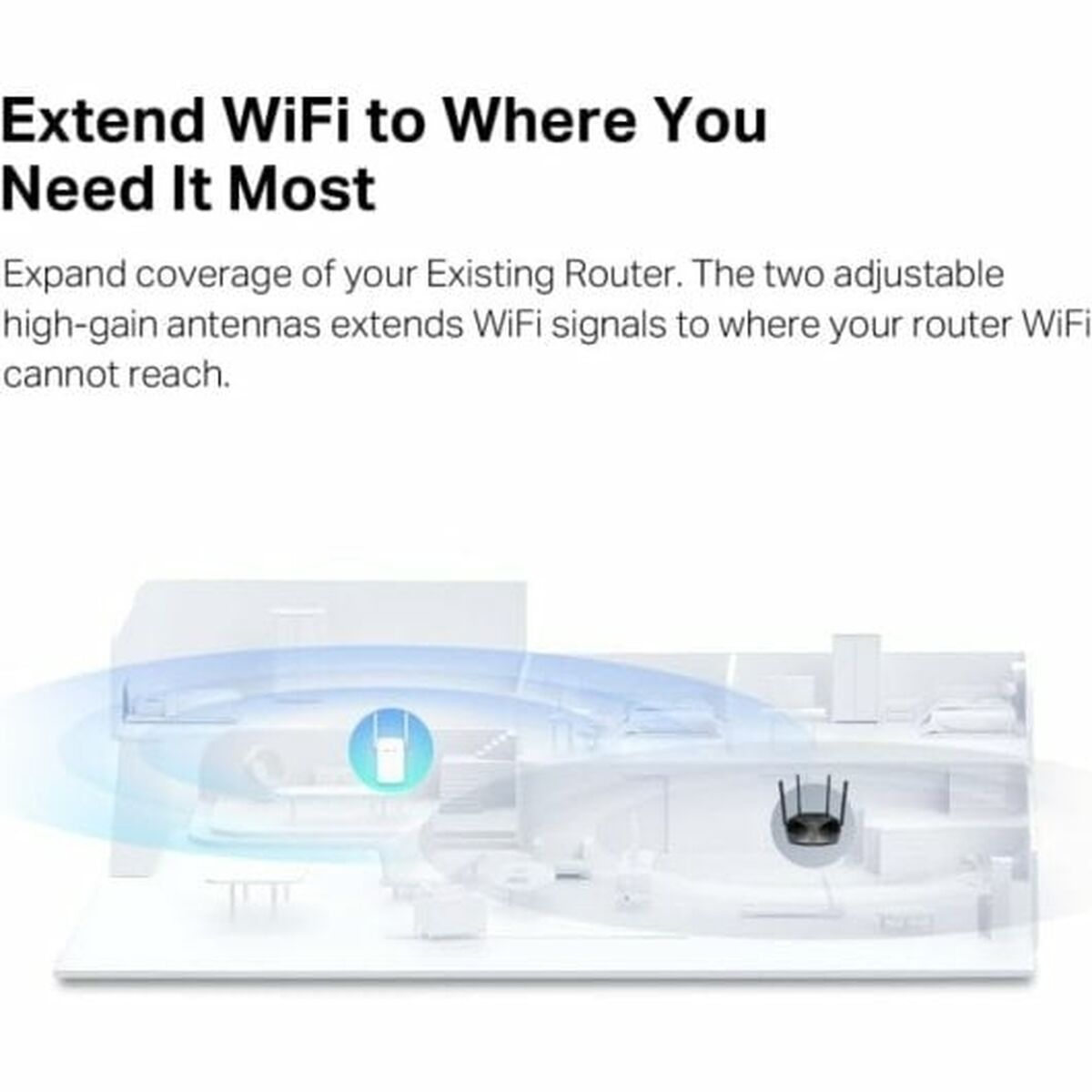 Tilgangspunkt TP-Link Hvit