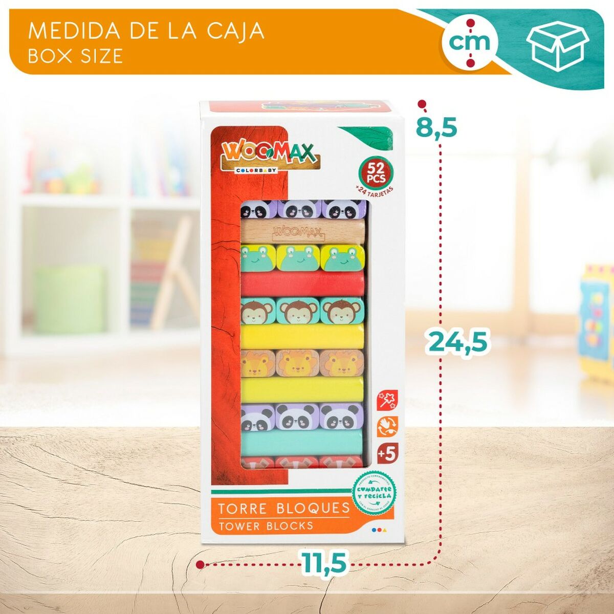 Set de construction Woomax (6 Unités)