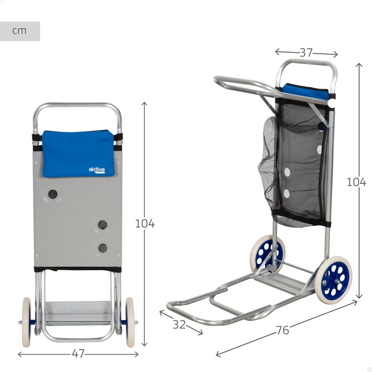 Chariot de plage polyvalent Aktive